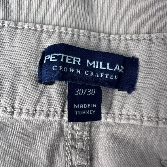 Peter Millar Crown Crafted Wayfare Five-Pocket Pant, Size W30 x L30, Platinum - Picture 10 of 16